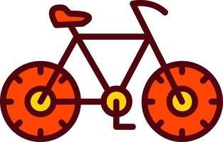 Fahrrad-Vektor-Symbol vektor