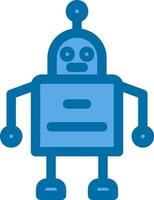 Roboter-Vektor-Icon-Design vektor