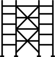 byggnadsställningar vektor ikon design