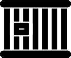 fängelse cell vektor ikon design