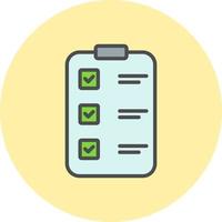 Checkliste Vektor Icon