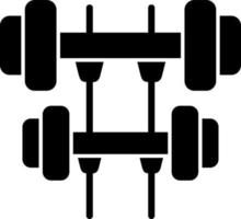 Fitnessstudio-Vektor-Icon-Design vektor