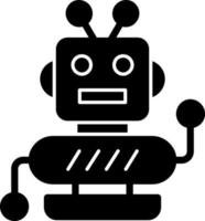 Roboter-Vektor-Icon-Design vektor