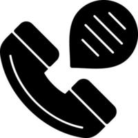 Telefonanruf-Vektor-Icon-Design vektor