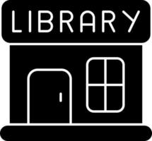 Bibliothek-Vektor-Icon-Design vektor