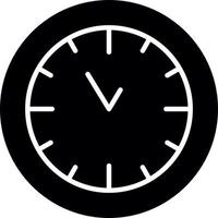 Wanduhr-Vektor-Icon-Design vektor