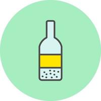 Weinflaschen-Vektorsymbol vektor