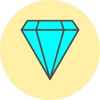 Diamantvektorikone vektor