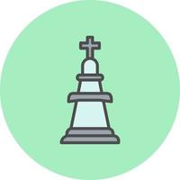 schack kung vektor ikon