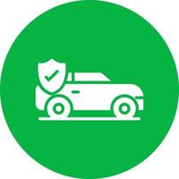 Vektorsymbol für Autoversicherung vektor