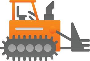 Bulldozer-Vektor-Icon-Design vektor