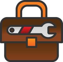 Toolbox-Vektor-Icon-Design vektor