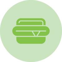 Burger-Fast-Food-Vektorsymbol vektor