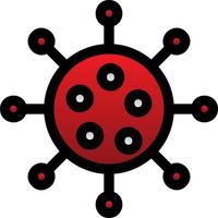 Virus-Vektor-Icon-Design vektor