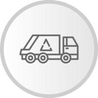 Müllwagen-Vektorsymbol vektor