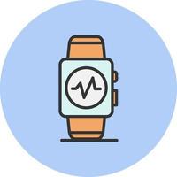 Fitness-Tracker-Vektorsymbol vektor