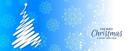 frohe weihnachten gruß elegantes banner-design vektor