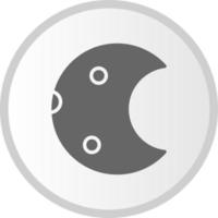 måne fas vektor ikon
