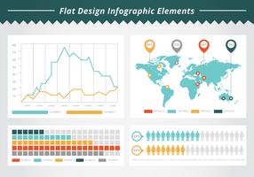 Free Business Infographic Elemente vektor