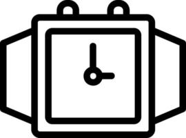 Uhr-Vektor-Icon-Design vektor