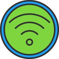 Wifi-Vektor-Icon-Design vektor