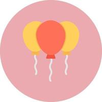 Luftballons-Icon-Design vektor