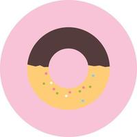 Donut-Vektor-Symbol vektor