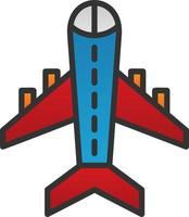 Flugzeug-Vektor-Icon-Design vektor