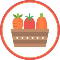 Gemüse-Vektor-Icon-Design vektor