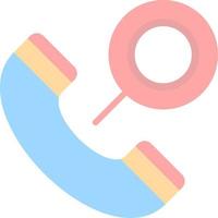 Telefonanruf-Vektor-Icon-Design vektor