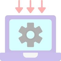 Datenverarbeitungs-Vektor-Icon-Design vektor