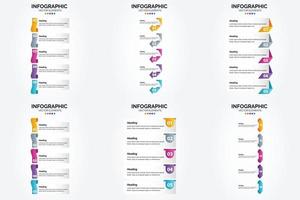 vektor illustration infographics platt design uppsättning för reklam broschyr flygblad och tidskrift