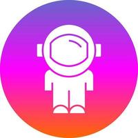 Astronauten-Vektor-Icon-Design vektor