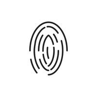 finger skriva ut logotyp och symbol bilder vektor