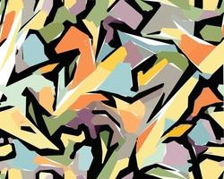 buntes Camouflage-Safari-Muster. illustration für tapeten, stoffe, verpackungen, postkarten, grußkarten, hochzeitseinladungen, banner, web. vektor