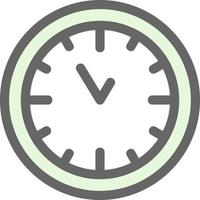 Wanduhr-Vektor-Icon-Design vektor