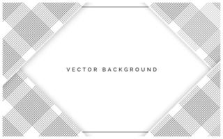luxuriöses Schwarz-Weiß-Rechteck-Hintergrunddesign vektor