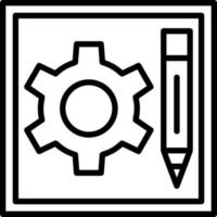 Prozess-Vektor-Icon-Design vektor