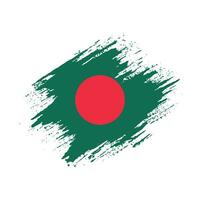 bangladesh bedrövad grunge flagga vektor