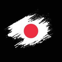 japan grunge textur abstrakt flagga vektor