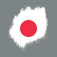 spritzen grunge textur japan abstrakte flagge vektor