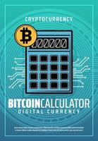 bitcoin digital pengar utbyta service, vektor