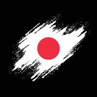 abstrakt japan grunge flagga vektor