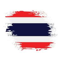 Pinselstrichform Thailand-Flaggenvektor vektor