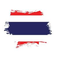 ny thailand grunge flagga design vektor
