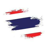 Splash-Textur-Effekt Thailand-Flagge vektor