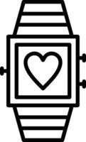 Smartwatch-Vektor-Icon-Design vektor