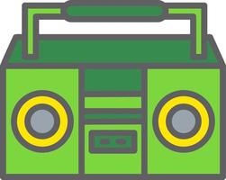 Symbol für Boombox-Vektor vektor