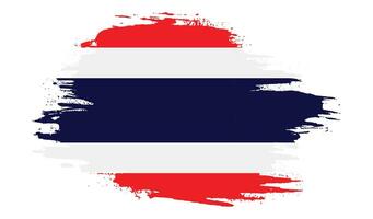 Thailand-Grunge-Stil-Flagge vektor