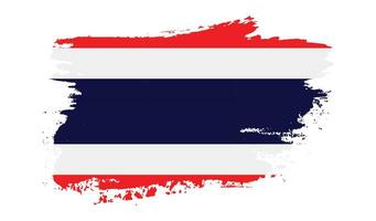Thailand-Grunge-Flagge vektor